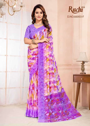 Ruchi Saree Raagini Georgette Vol 57 Daily Wear Georgette Saree Collection - Amrah Wholesale