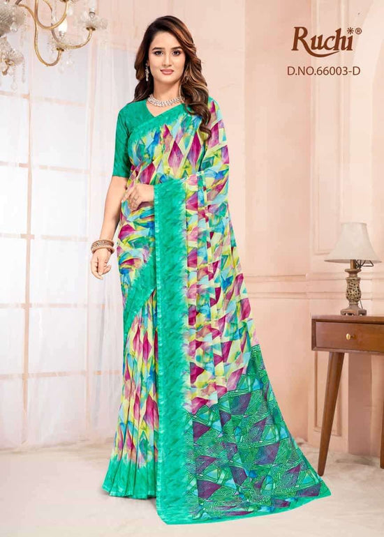 Ruchi Saree Raagini Georgette Vol 57 Daily Wear Georgette Saree Collection - Amrah Wholesale