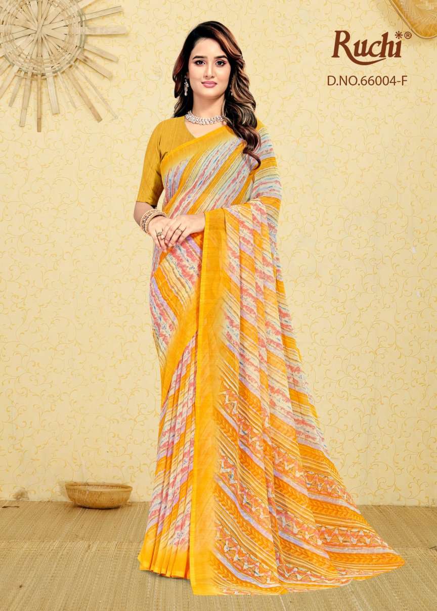 Ruchi Saree Raagini Georgette Vol 58 Georgette Saree Wholesale Collection