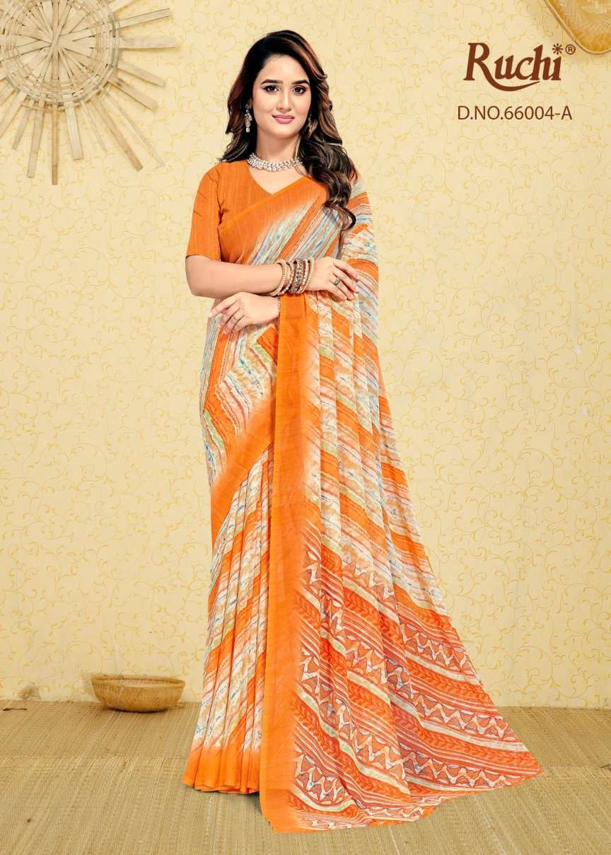Ruchi Saree Raagini Georgette Vol 58 Georgette Saree Wholesale Collection