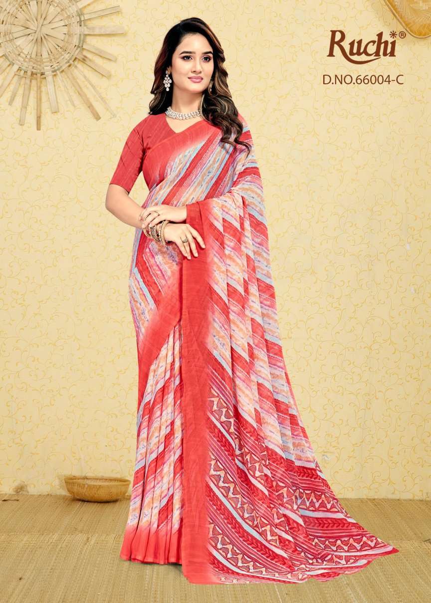 Ruchi Saree Raagini Georgette Vol 58 Georgette Saree Wholesale Collection