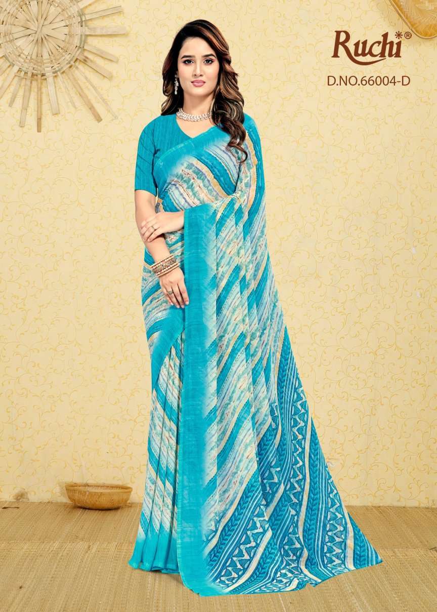 Ruchi Saree Raagini Georgette Vol 58 Georgette Saree Wholesale Collection