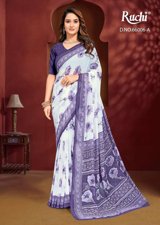 Ruchi Saree Raagini Georgette Vol 60 Georgette Saree Wholesale Collection