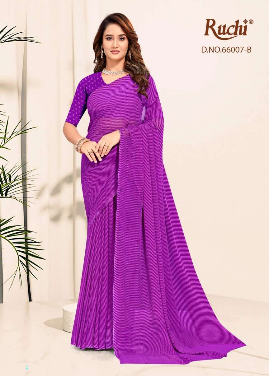 Ruchi Saree Raagini Georgette Vol 61 Premium Georgette Saree Wholesale Collection
