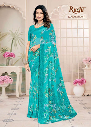 Ruchi Saree Raagini Georgette Vol 63 Georgette Saree Collection - Amrah Wholesale