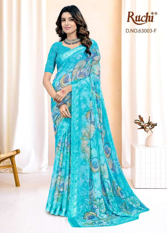 Ruchi Saree Rainbow Vol 6 Chiffon Fancy Saree Collection - Amrah Wholesale