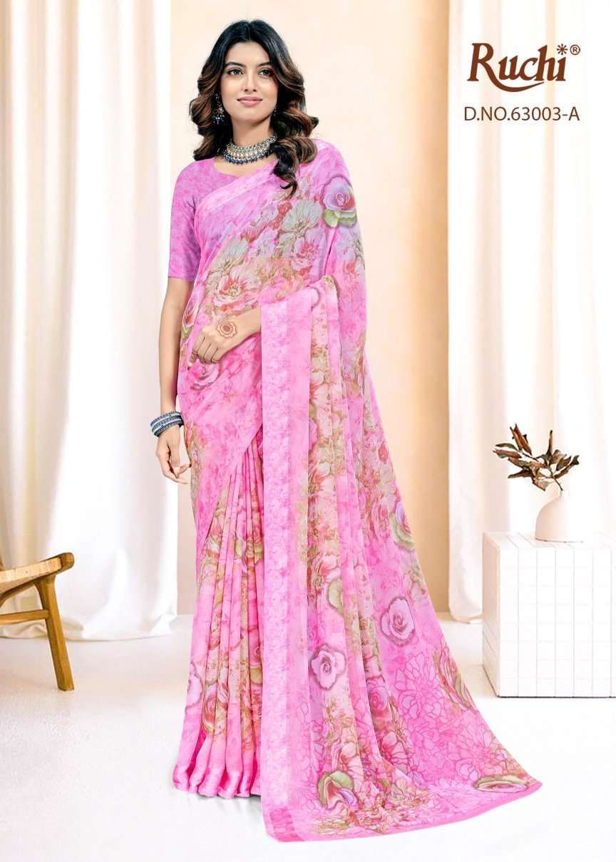 Ruchi Saree Rainbow Vol 6 Chiffon Fancy Saree Collection - Amrah Wholesale