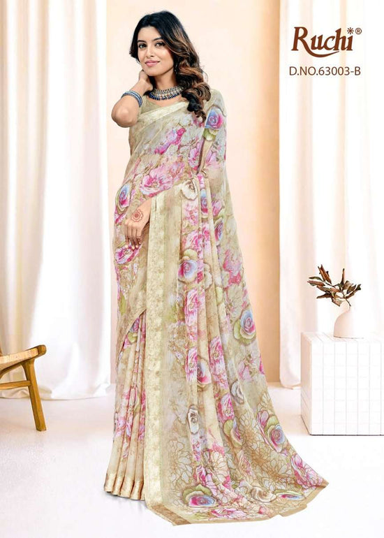 Ruchi Saree Rainbow Vol 6 Chiffon Fancy Saree Collection - Amrah Wholesale