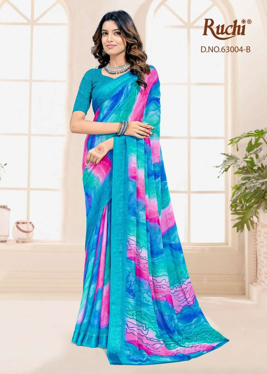 Ruchi Saree Rainbow Vol 7 Chiffon Fancy Saree Collection - Amrah Wholesale