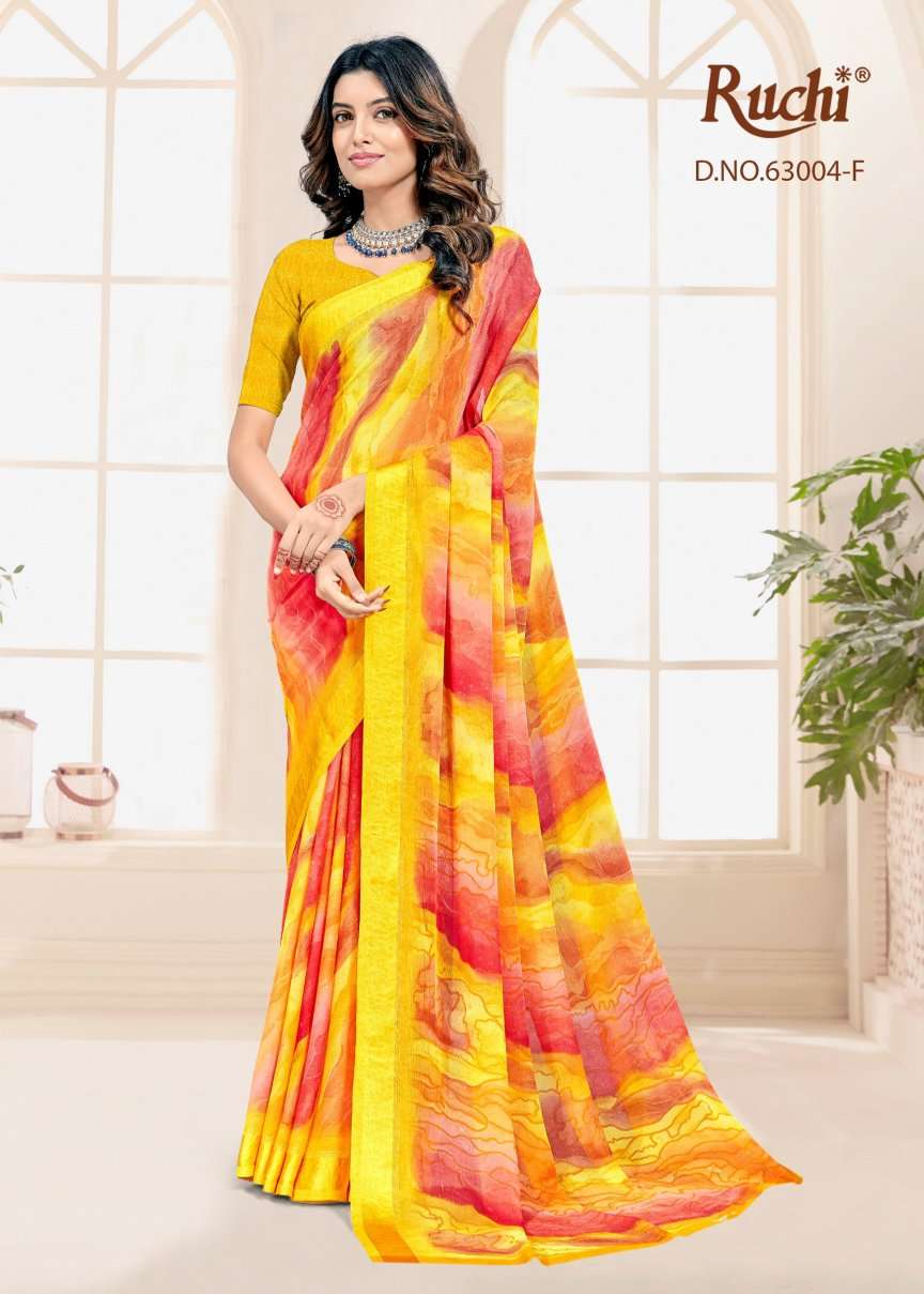 Ruchi Saree Rainbow Vol 7 Chiffon Fancy Saree Collection - Amrah Wholesale