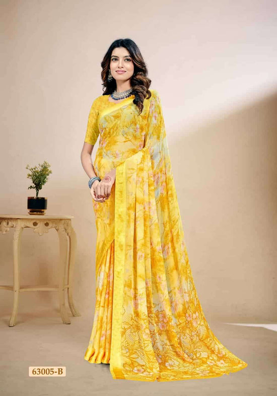 Ruchi Saree Rainbow Vol 8 Chiffon Fancy Saree Collection - Amrah Wholesale
