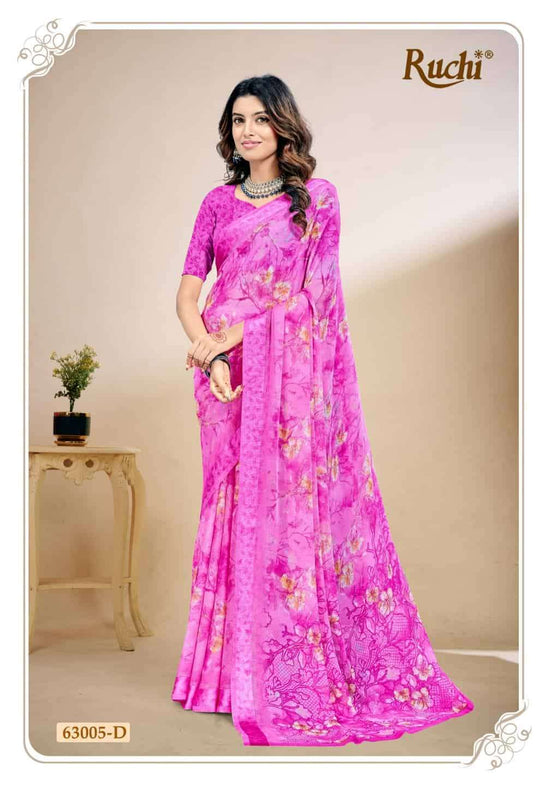 Ruchi Saree Rainbow Vol 8 Chiffon Fancy Saree Collection - Amrah Wholesale