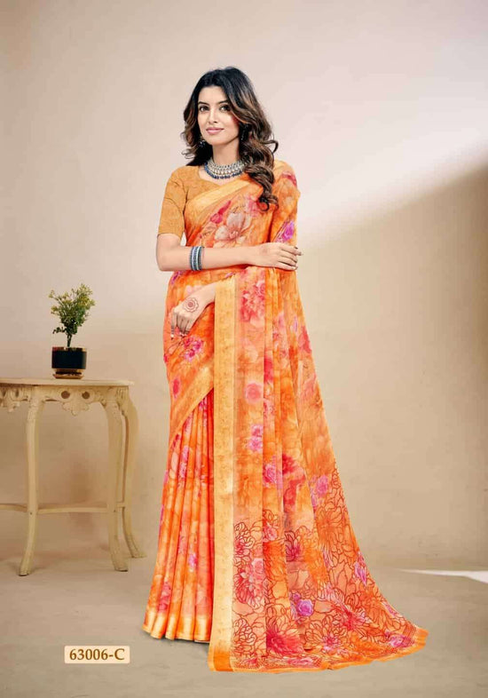 Ruchi Saree Rainbow Vol 8 Chiffon Fancy Saree Collection - Amrah Wholesale