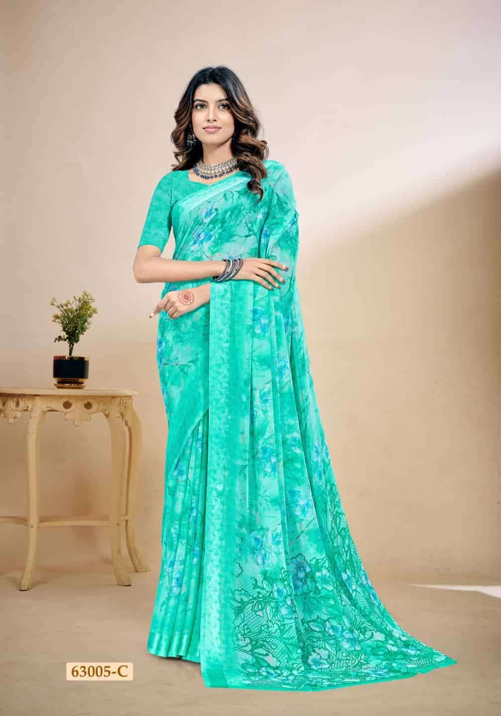 Ruchi Saree Rainbow Vol 8 Chiffon Fancy Saree Collection - Amrah Wholesale