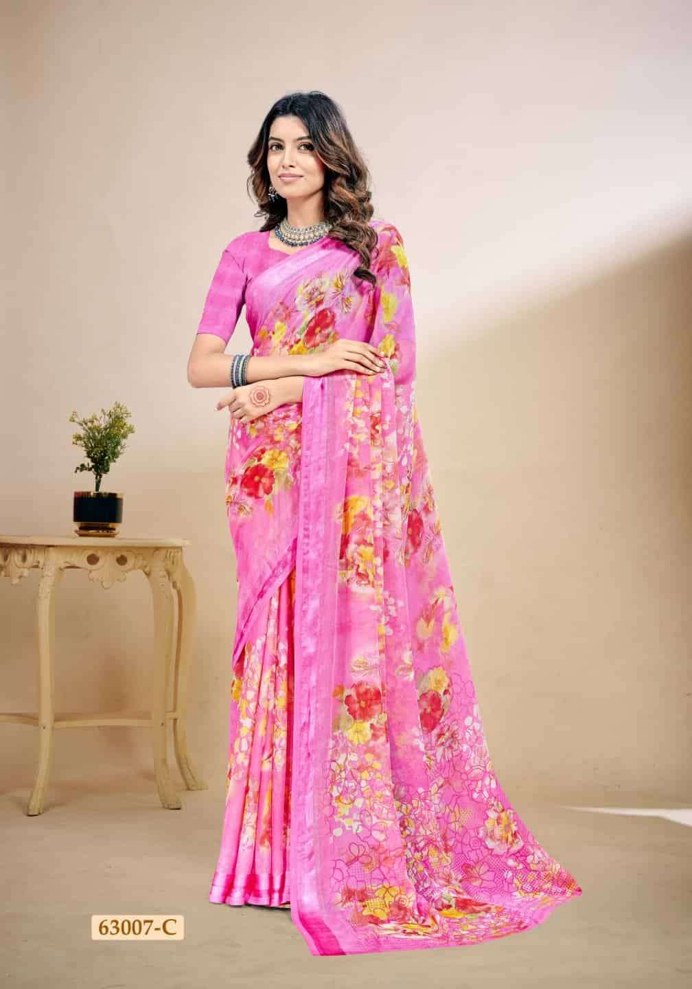 Ruchi Saree Rainbow Vol 8 Chiffon Fancy Saree Collection - Amrah Wholesale