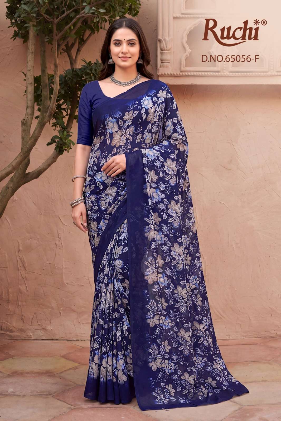 Ruchi Saree Saffron Chiffon Vol 275 Printed Chiffon Saree