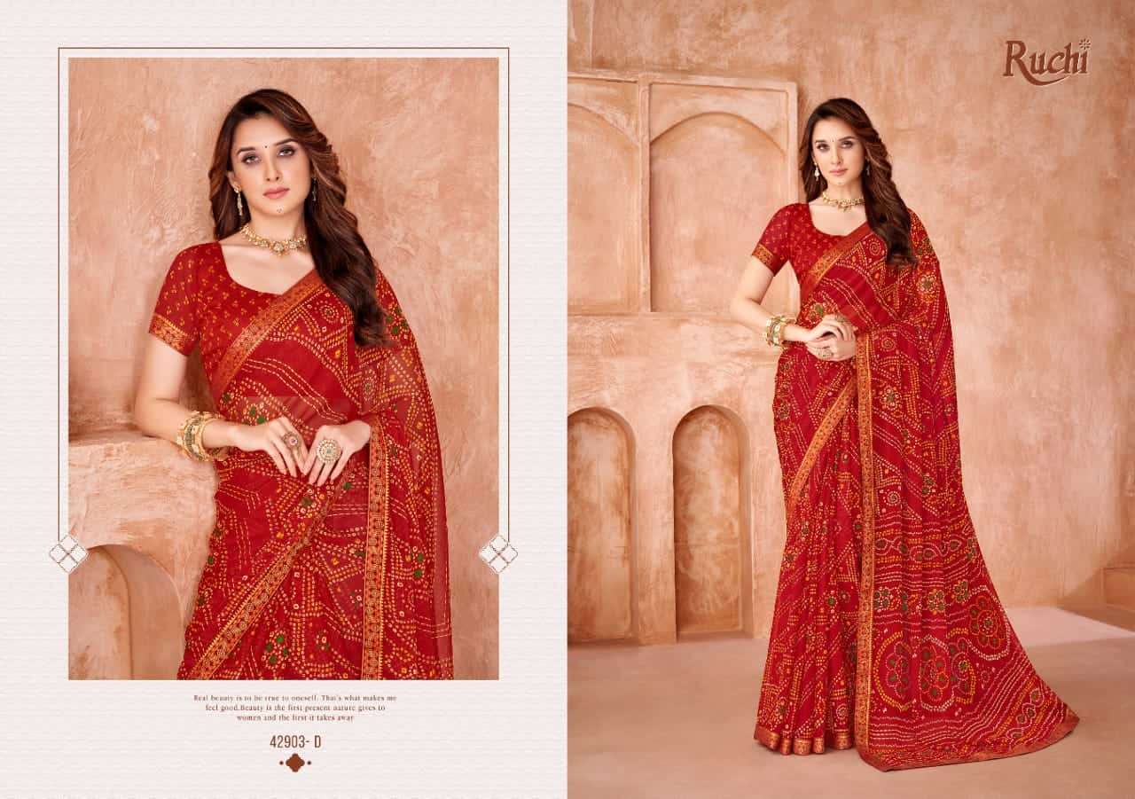 Ruchi Saree Sangini All Hit Designs Fancy Saree Collection