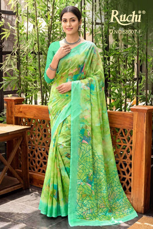 Ruchi Saree Shimmer Georgette 68007 Colors