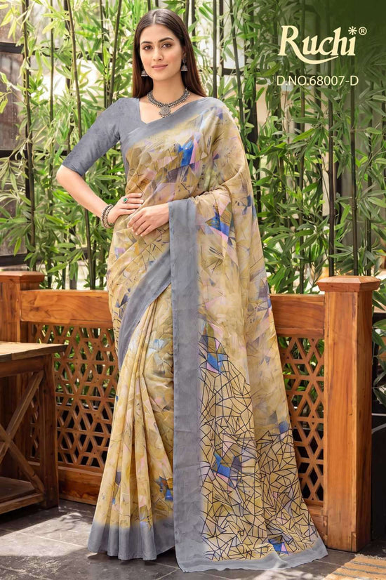 Ruchi Saree Shimmer Georgette 68007 Colors