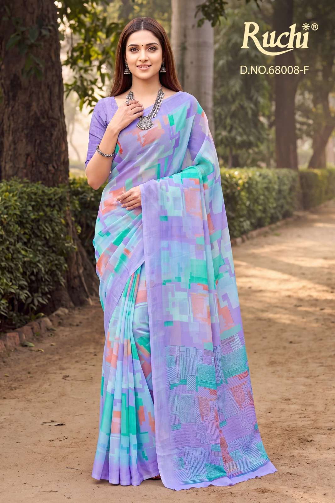 Ruchi Saree Shimmer Georgette Vol 3 68008 Colors Shimmer Georgette Saree