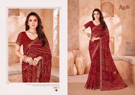 Ruchi Saree Simaya Vol 35 Premium Chiffon Saree Wholesale Collection