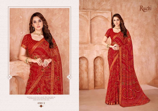 Ruchi Saree Simaya Vol 35 Premium Chiffon Saree Wholesale Collection