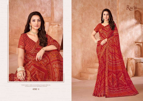 Ruchi Saree Simaya Vol 35 Premium Chiffon Saree Wholesale Collection