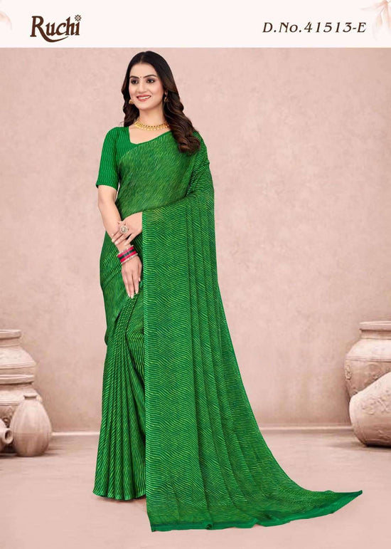 Ruchi Saree Star Chiffon Lehriya 13 Chiffon Saree