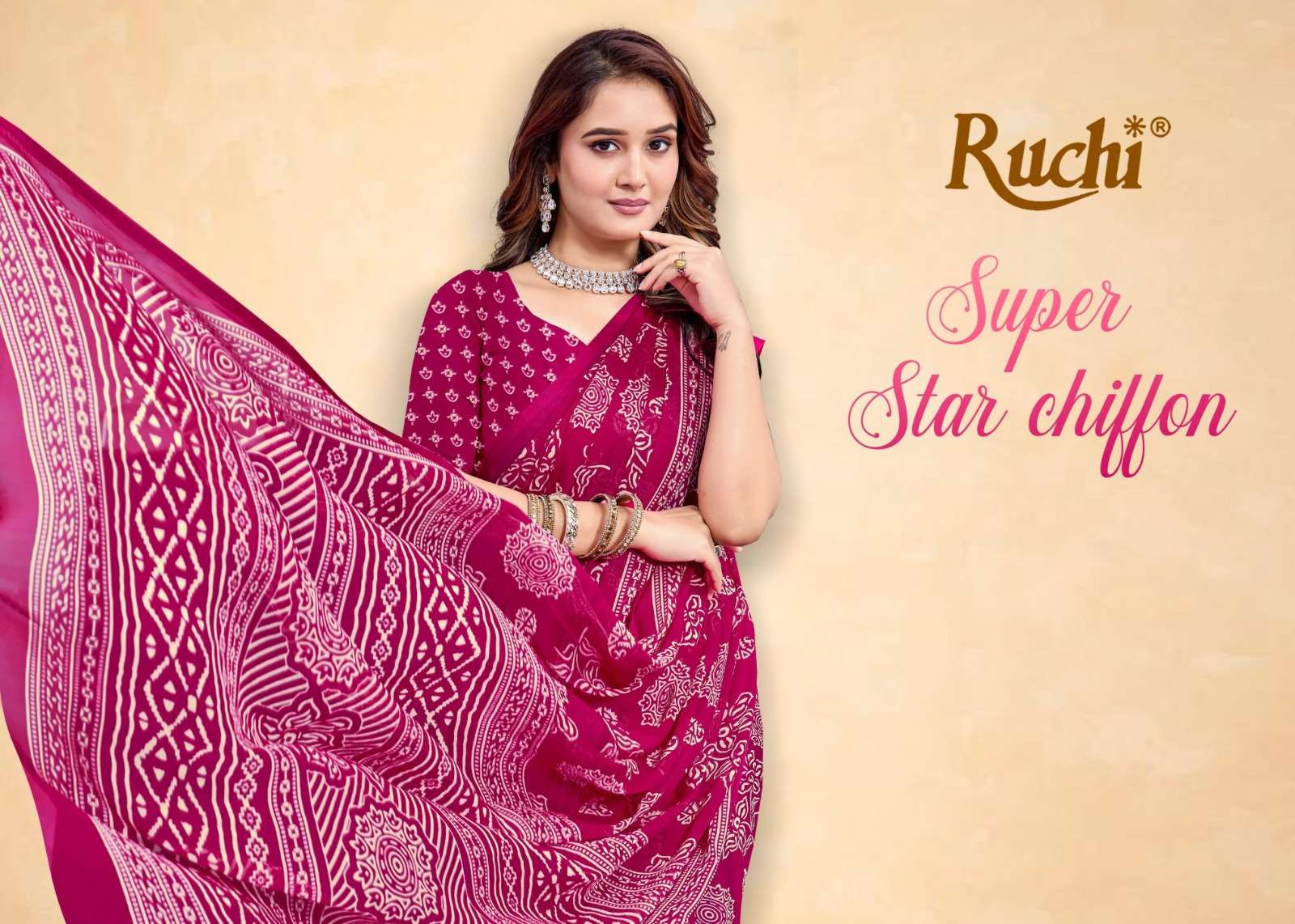 Ruchi Saree Super Star Chiffon Vol 236 Fancy Chiffon Saree Collection