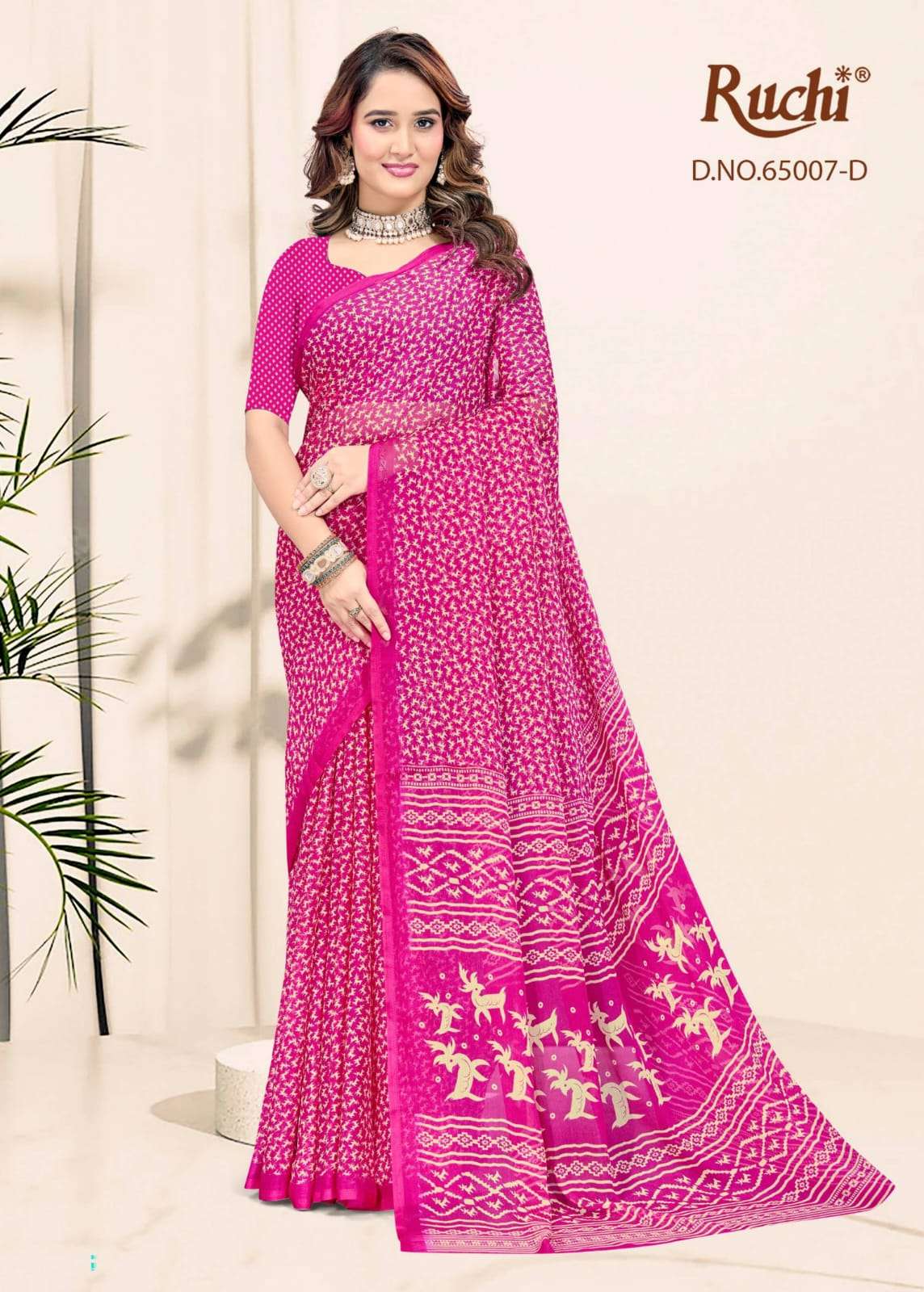Ruchi Saree Super Star Chiffon Vol 246 Chiffon Saree With Chiffon Blouse - Amrah Wholesale