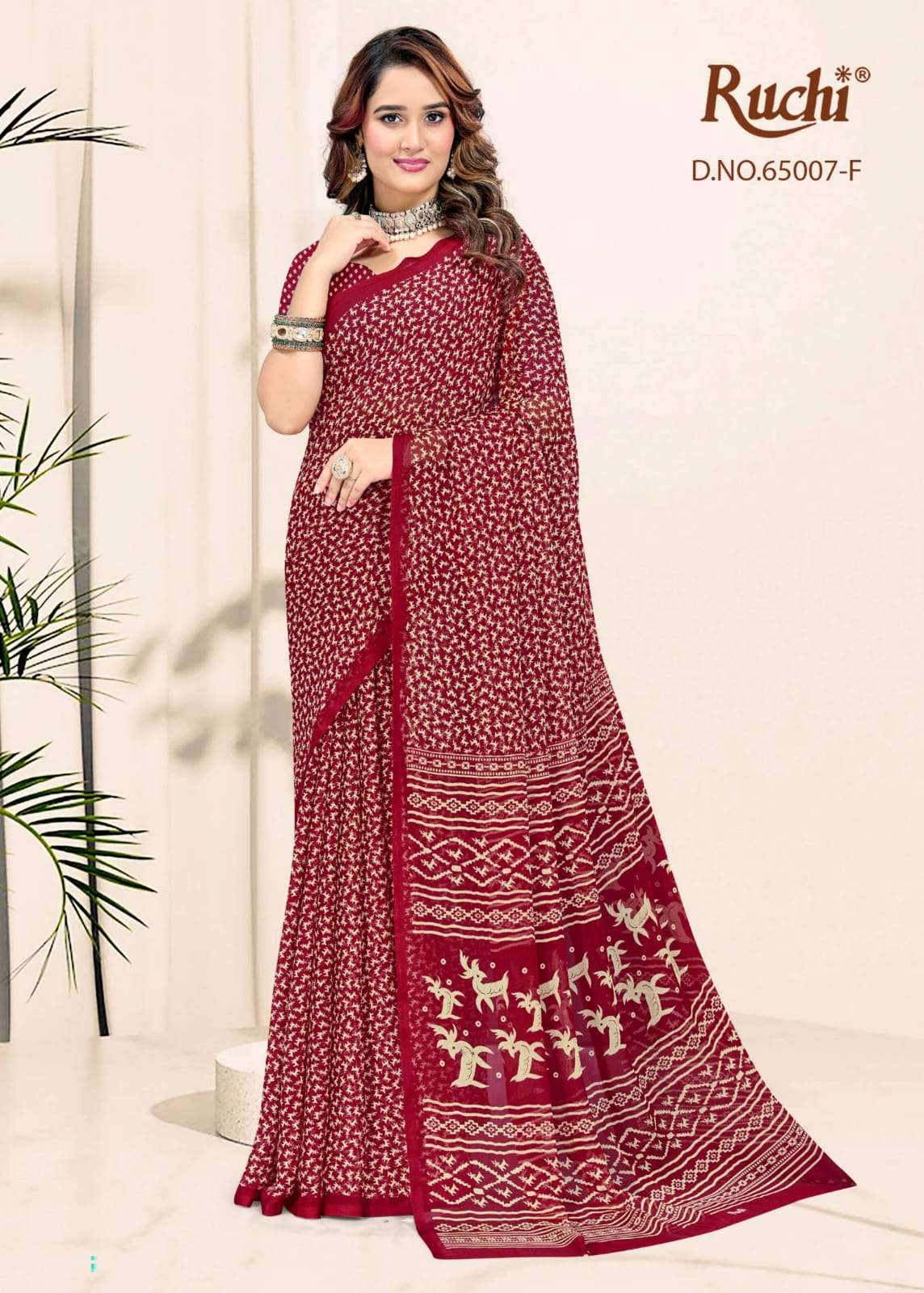 Ruchi Saree Super Star Chiffon Vol 246 Chiffon Saree With Chiffon Blouse - Amrah Wholesale