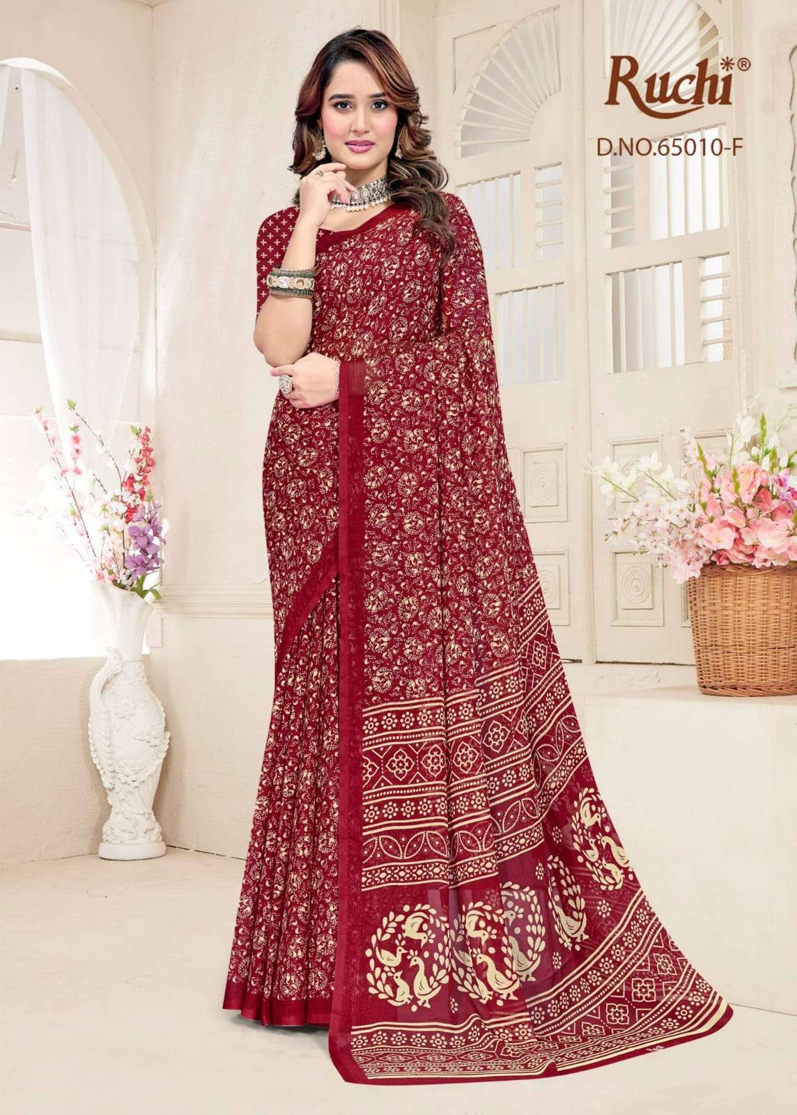Ruchi Saree Super Star Chiffon Vol 249 Chiffon Saree With Fancy Blouse - Amrah Wholesale