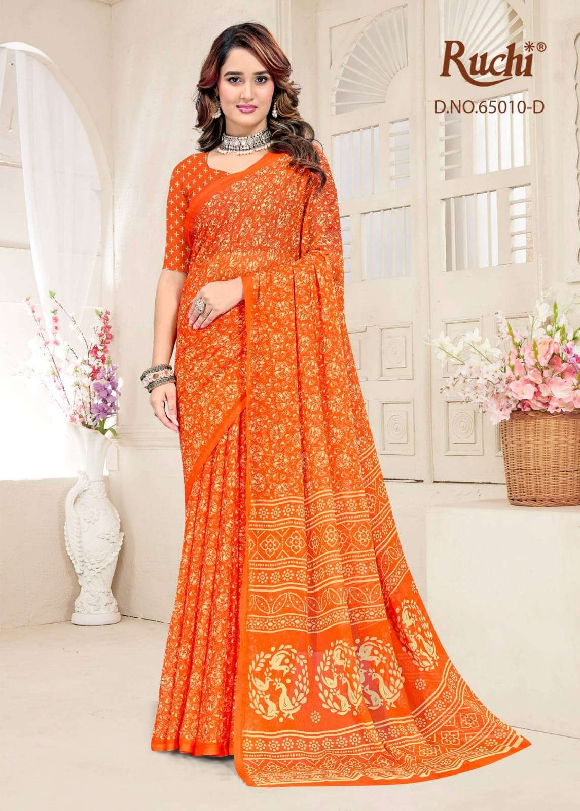 Ruchi Saree Super Star Chiffon Vol 249 Chiffon Saree With Fancy Blouse - Amrah Wholesale