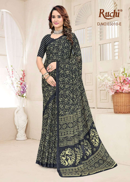 Ruchi Saree Super Star Chiffon Vol 249 Chiffon Saree With Fancy Blouse - Amrah Wholesale