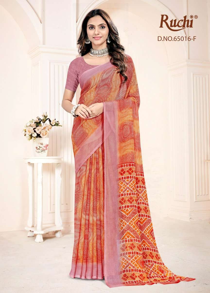 Ruchi Saree Super Star Chiffon Vol 255 Chiffon Saree