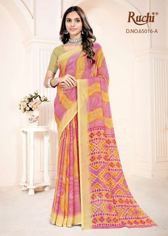 Ruchi Saree Super Star Chiffon Vol 255 Chiffon Saree
