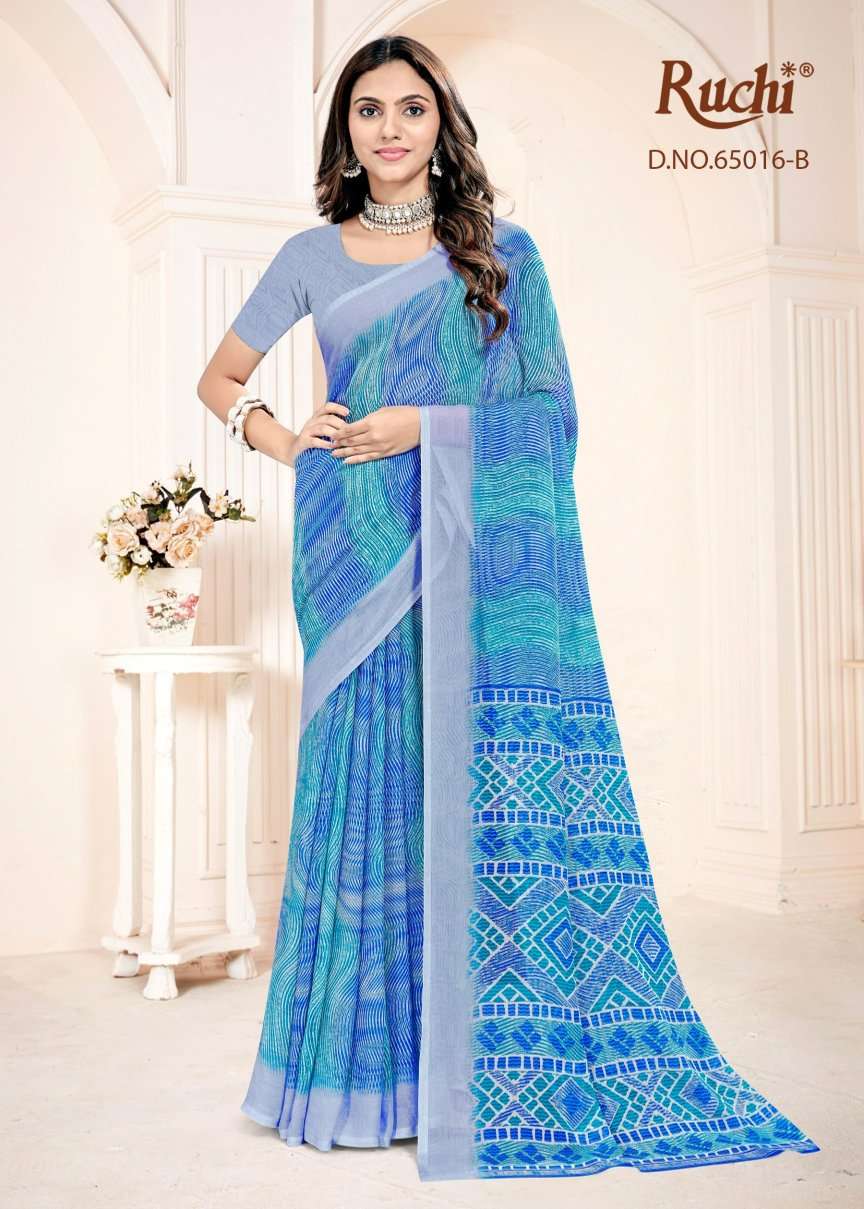 Ruchi Saree Super Star Chiffon Vol 255 Chiffon Saree