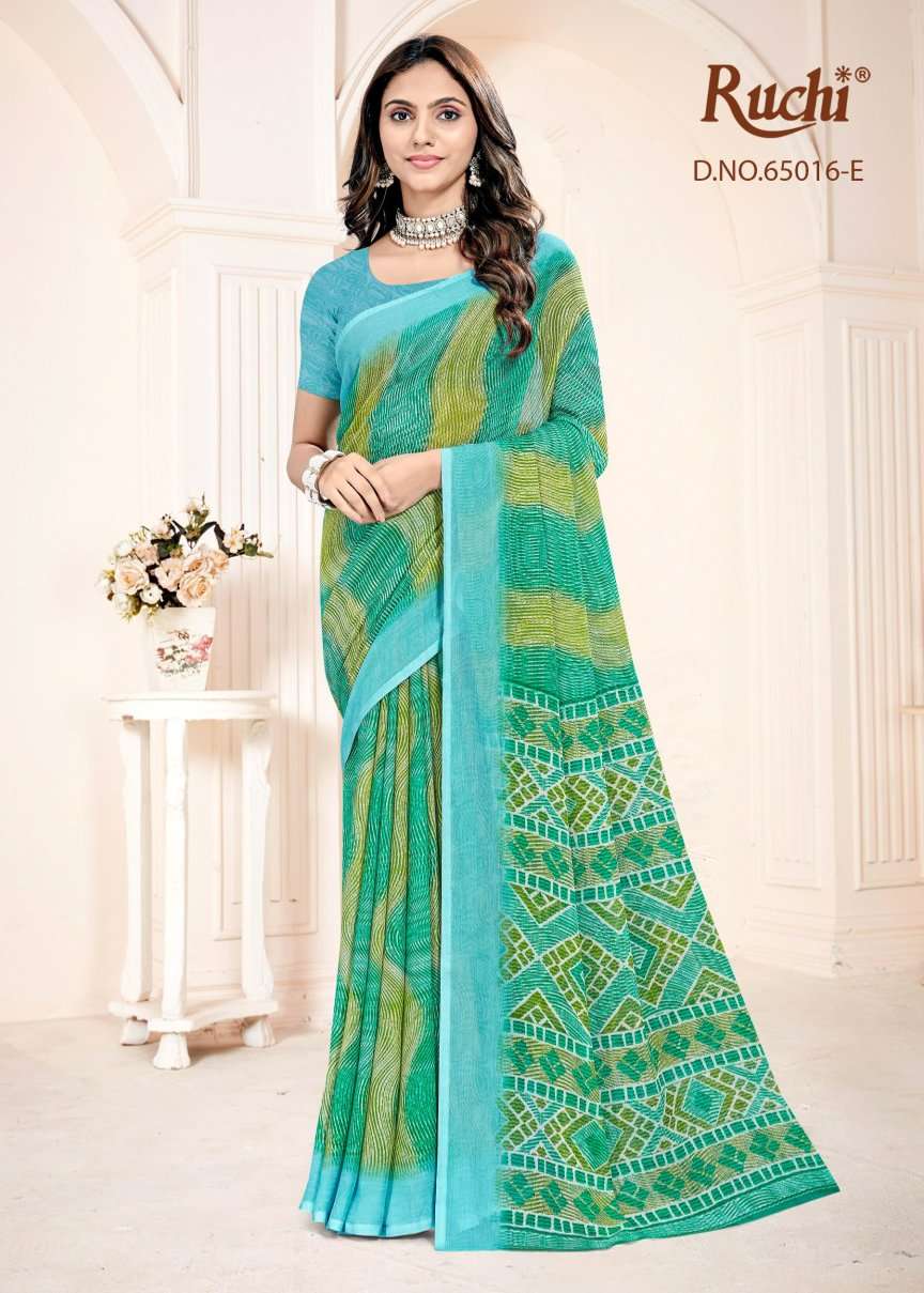 Ruchi Saree Super Star Chiffon Vol 255 Chiffon Saree
