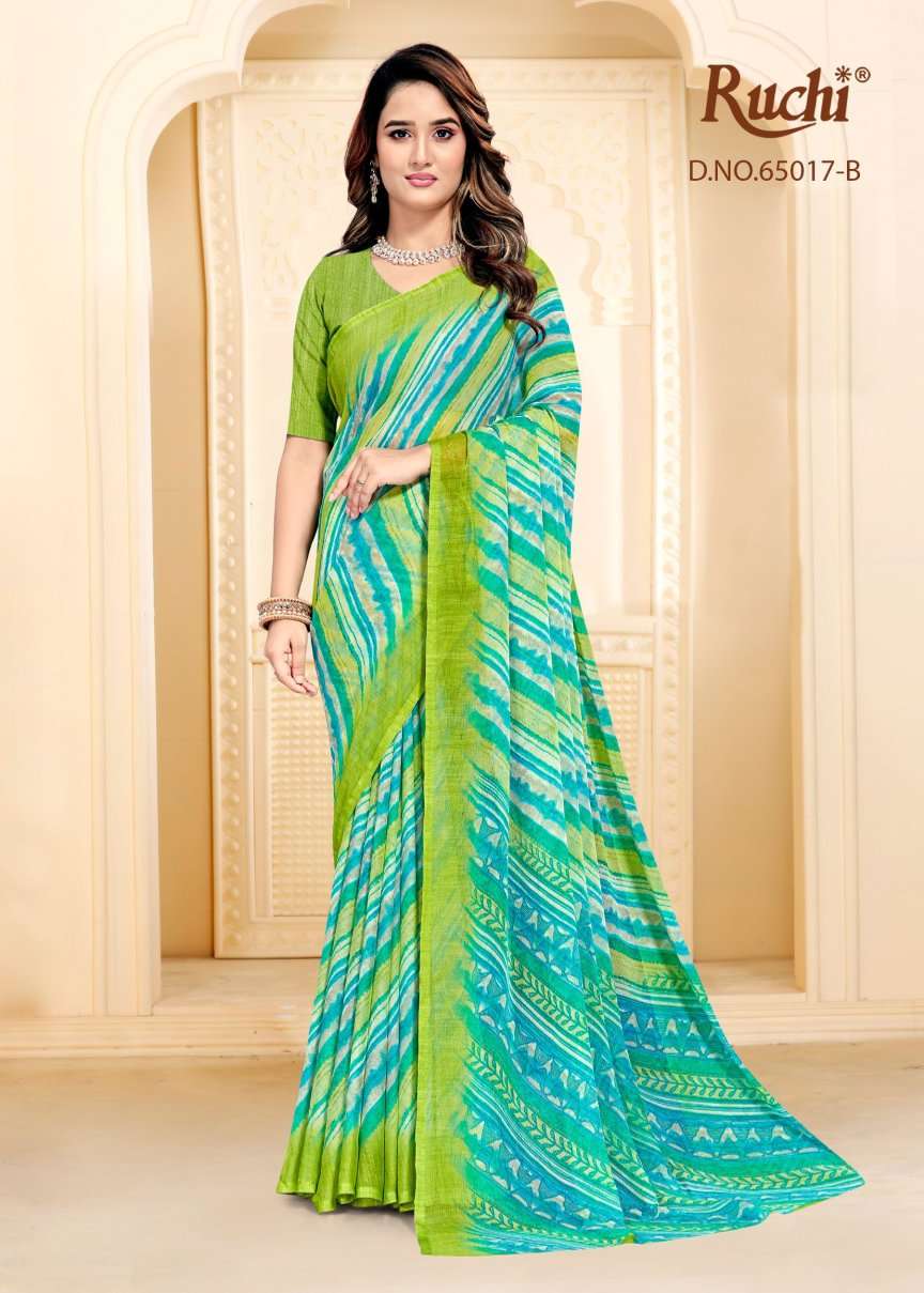 Ruchi Saree Super Star Chiffon Vol 256 Chiffon Saree