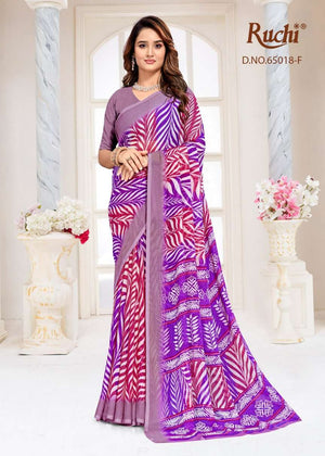 Ruchi Saree Super Star Chiffon Vol 257 Chiffon Saree