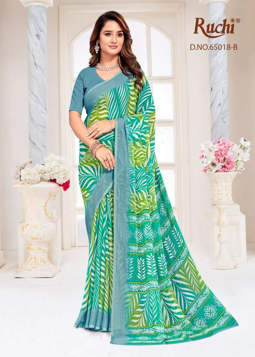 Ruchi Saree Super Star Chiffon Vol 257 Chiffon Saree