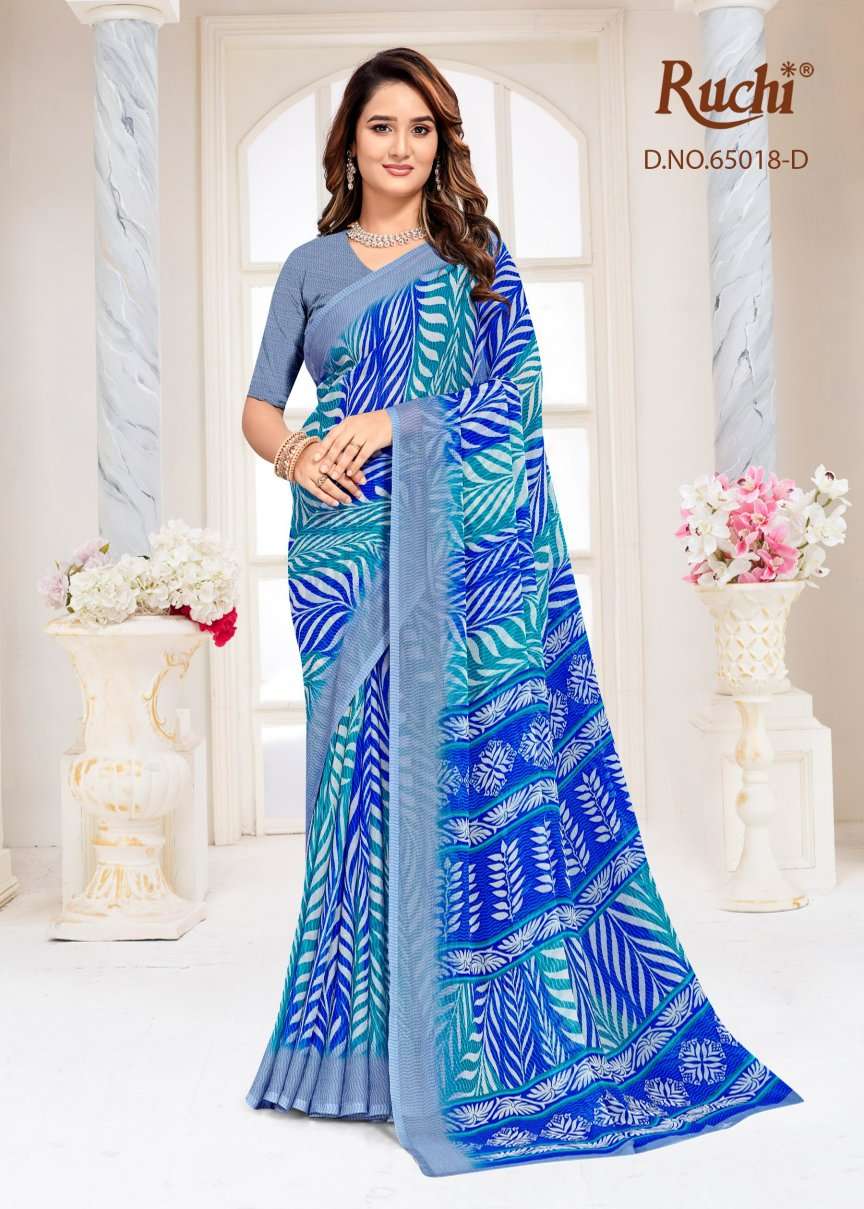 Ruchi Saree Super Star Chiffon Vol 257 Chiffon Saree