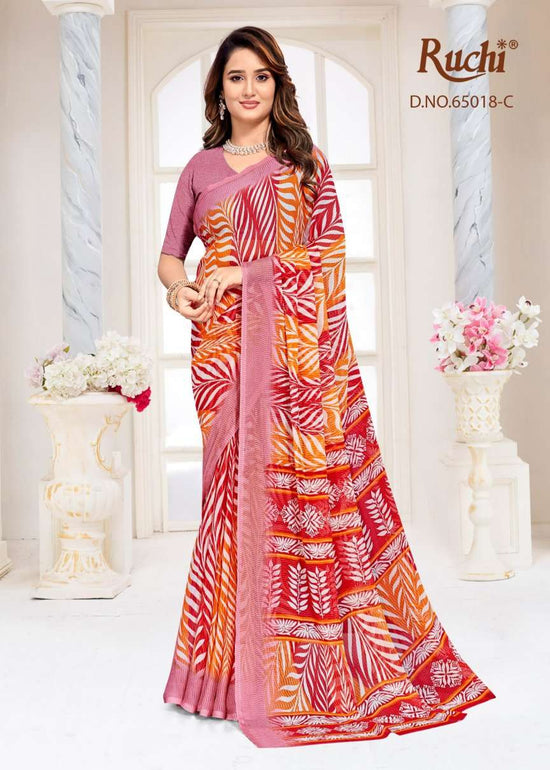 Ruchi Saree Super Star Chiffon Vol 257 Chiffon Saree