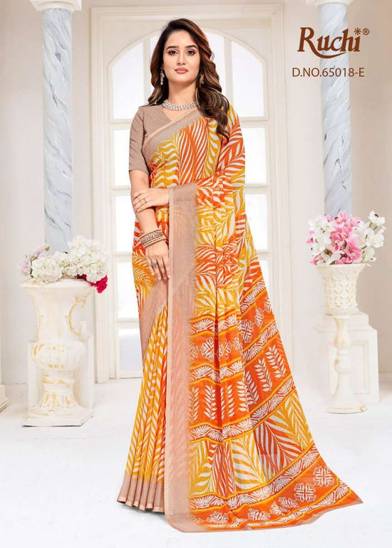 Ruchi Saree Super Star Chiffon Vol 257 Chiffon Saree