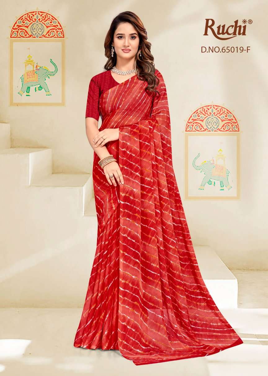 Ruchi Saree Super Star Chiffon Vol 258 Chiffon Saree