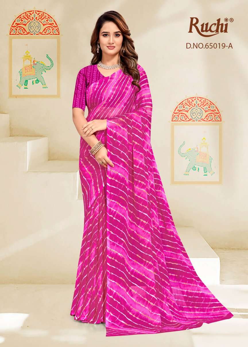 Ruchi Saree Super Star Chiffon Vol 258 Chiffon Saree