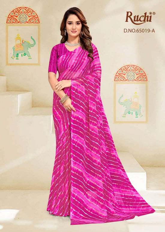 Ruchi Saree Super Star Chiffon Vol 258 Chiffon Saree