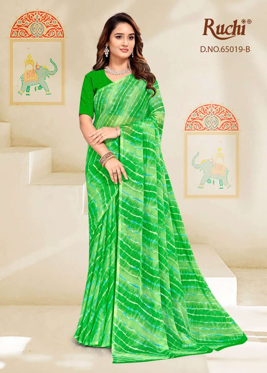 Ruchi Saree Super Star Chiffon Vol 258 Chiffon Saree
