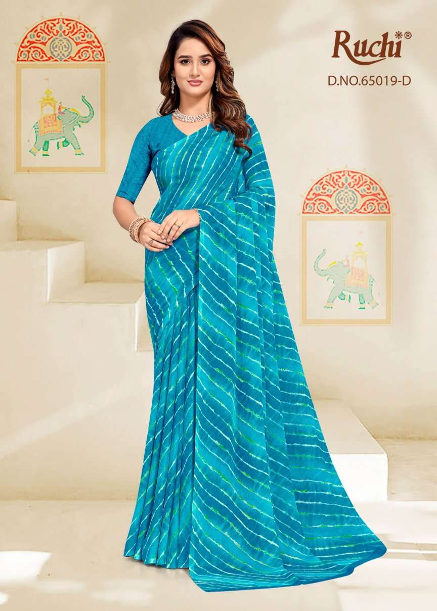 Ruchi Saree Super Star Chiffon Vol 258 Chiffon Saree