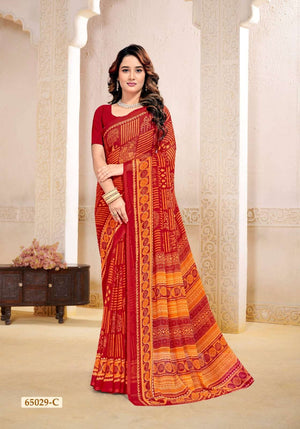 Ruchi Saree Super Star Chiffon Vol 263 Chiffon Saree Wholesale - Amrah Wholesale